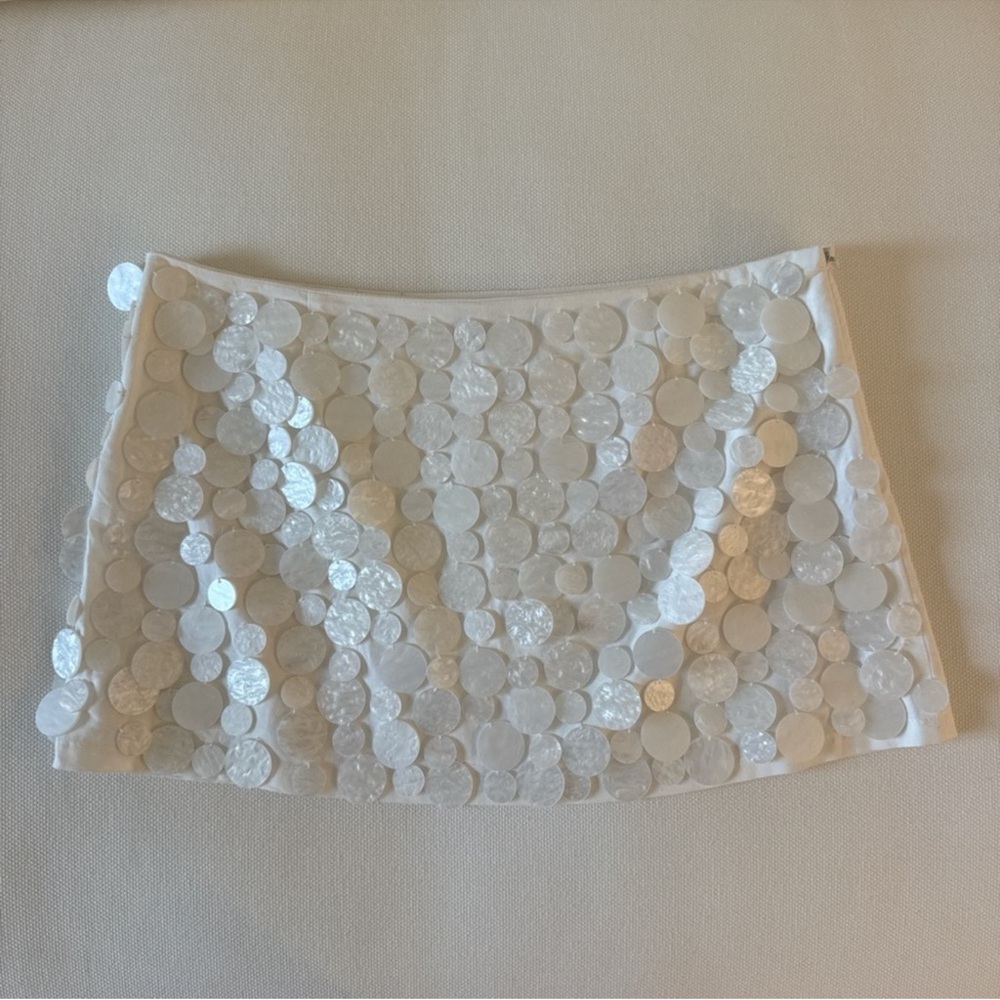 Peppermayo Exclusive - Movie Star Mini Skirt - Pearl